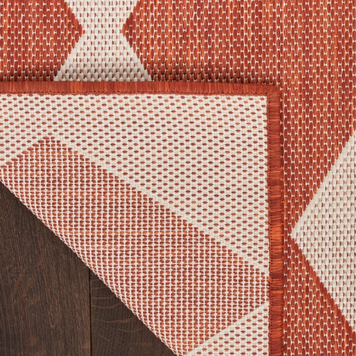 Nourison Positano Terracotta POS04 4 ft. X 6 ft. Rect. Rug