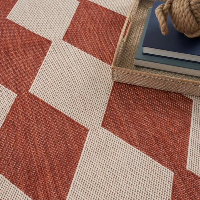 Nourison Positano Terracotta POS04 5 ft. X 7 ft. Rect. Rug