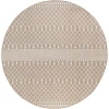 Nourison Positano Beige POS02 10ft. Round Rug