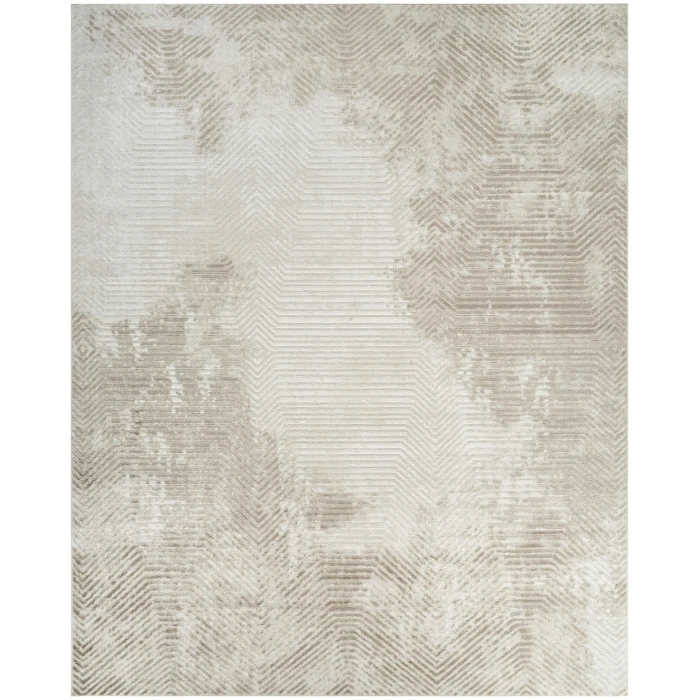 Nourison Dekor Ivory Taupe DEK04 7 ft. 10 in. X 9 ft. 10 in. Rect. Rug