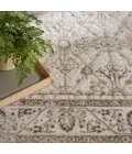 Nourison Dekor Ivory Brown DEK03 5 ft. 3 in. X 7 ft. Rect. Rug