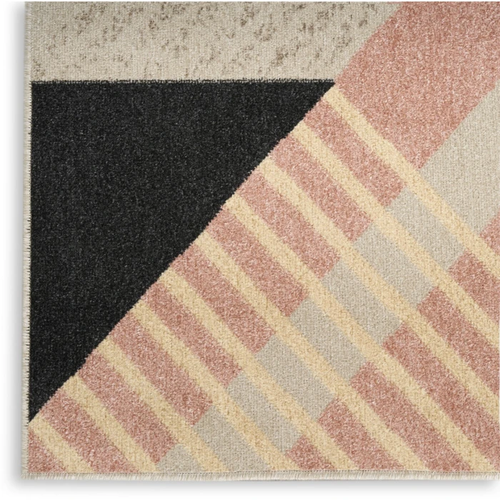Nourison Washable Decor Multicolor WSD10 2ft. x 6ft. Rect. Rug