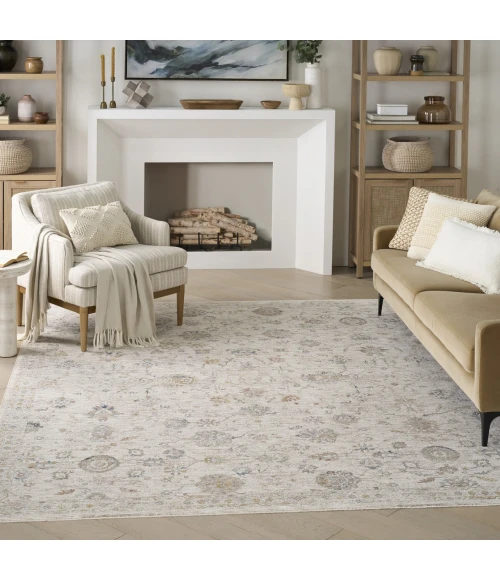 Nourison Home Antique Fusion Cream / Ivory ANF04 8ft. x 10ft. Rect. Rug