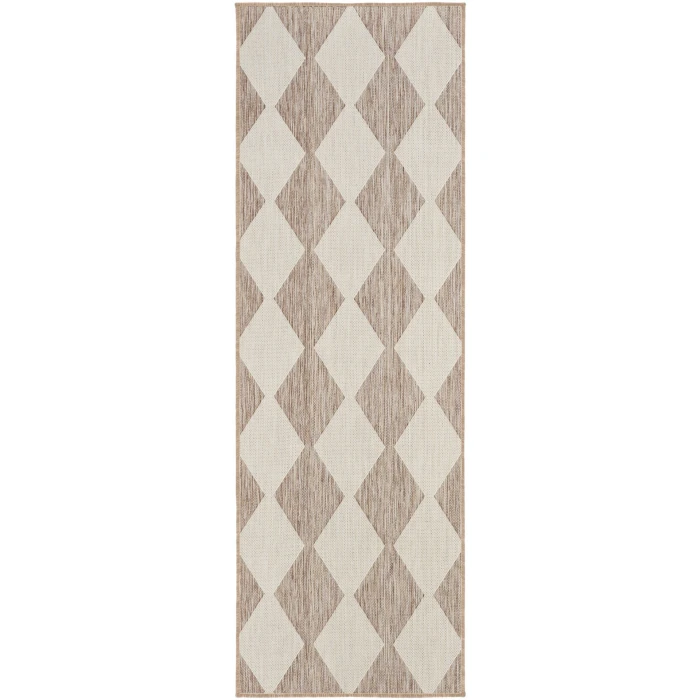 Nourison Positano Beige POS04 2ft.2in. x 8ft. Rect. Rug