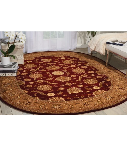 Nourison Home Nourison 2000 Ruby 2208 7ft.6in. x 9ft.6in. Oval Oval Rug