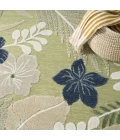 Nourison Suncoast Green Blue SNC01 9ft. x 12ft. Rect. Rug