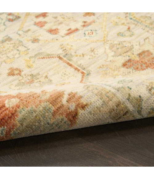 Nourison Home Antique Bloom Tan ANB02 5ft.6in. x 8ft.6in. Rect. Rug