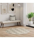 Nourison Positano Light Grey POS04 4ft. Round Rug