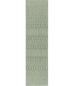 Nourison Home Positano POS02 Blue Green 2 ft. 2 in. X 10 ft. Area Rug