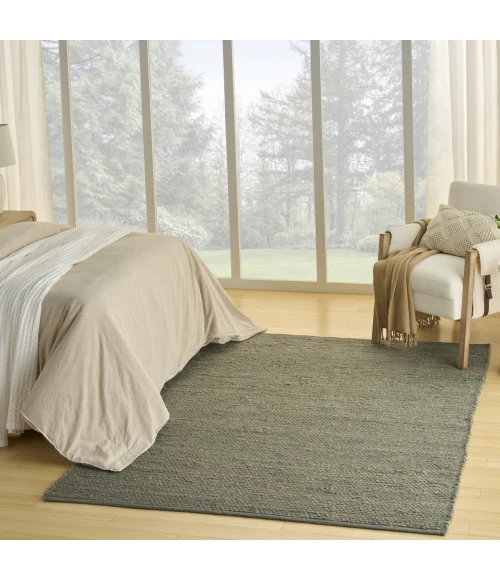 Nourison Home Natural Jute Green NJT01 6ft. x 9ft. Rect. Rug