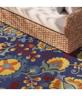 Nourison Aloha Navy Multicolor ALH17 10ft. x 14ft. Rect. Rug
