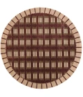 Nourison Nordic Rust NRC16 8ft. x Round Round Rug