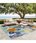 Nourison Suncoast Blue Multicolor SNC01 9ft. x 12ft. Rect. Rug