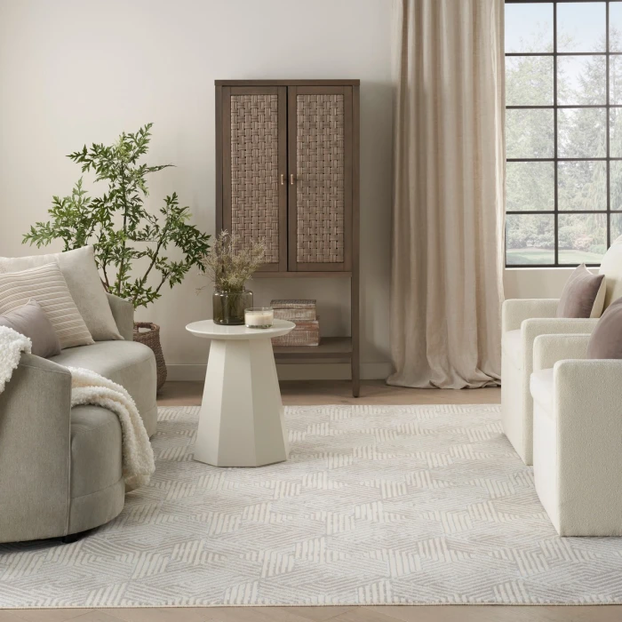 Nourison Grafix Grey GRF39 3 ft. 9 in. X 5 ft. 9 in. Rect. Rug