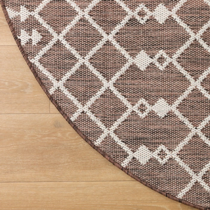 Nourison Positano Natural POS02 6 ft. X Round Rug