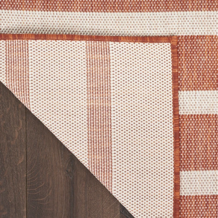 Nourison Positano Terracotta Ivory POS03 12ft. x 15ft. Rect. Rug