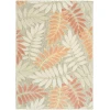 Nourison Home Aloha ALH18 Sage Rose 3 ft. 6 in. X 5 ft. 6 in. Area Rug