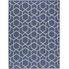 Nourison Home Horizon Indoor/Outdoor HOZ01 Navy 4 ft. X 6 ft. Area Rug