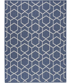 Nourison Home Horizon Indoor/Outdoor HOZ01 Navy 4 ft. X 6 ft. Area Rug