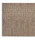 Nourison Tulum Brown TLM01 2 ft. 2 in. X 10 ft. Rect. Rug