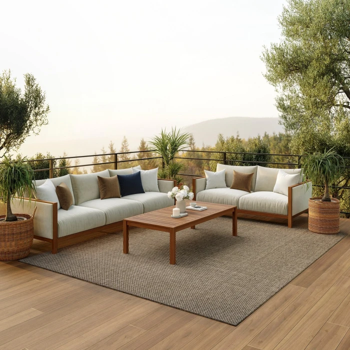 Nourison Tulum Brown TLM03 8 ft. X 10 ft. Rect. Rug