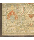 Nourison Home Antique Bloom Green ANB02 5ft.6in. x 8ft.6in. Rect. Rug