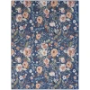 Nourison Home Nourison Washables NWB01 Navy Multicolor 9 ft. 2 in. X 12 ft. Area Rug