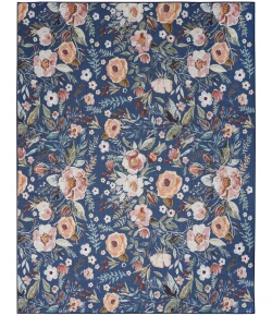 Nourison Home Nourison Washables NWB01 Navy Multicolor 9 ft. 2 in. X 12 ft. Area Rug