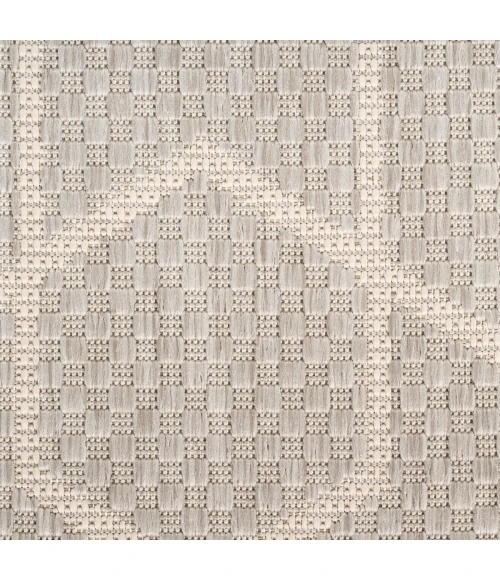 Nourison Horizon Indoor/Outdoor Grey HOZ01 2 ft. 2 in. X 8 ft. Rect. Rug