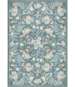 Nourison Home Botanical Washables Green BOT02 4ft. x 6ft. Rect. Rug