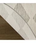 Nourison Positano Light Grey POS04 8ft. Round Rug