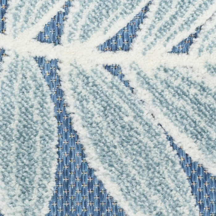 Nourison Aloha Blue ALH18 3 ft. 6 in. X 5 ft. 6 in. Rect. Rug