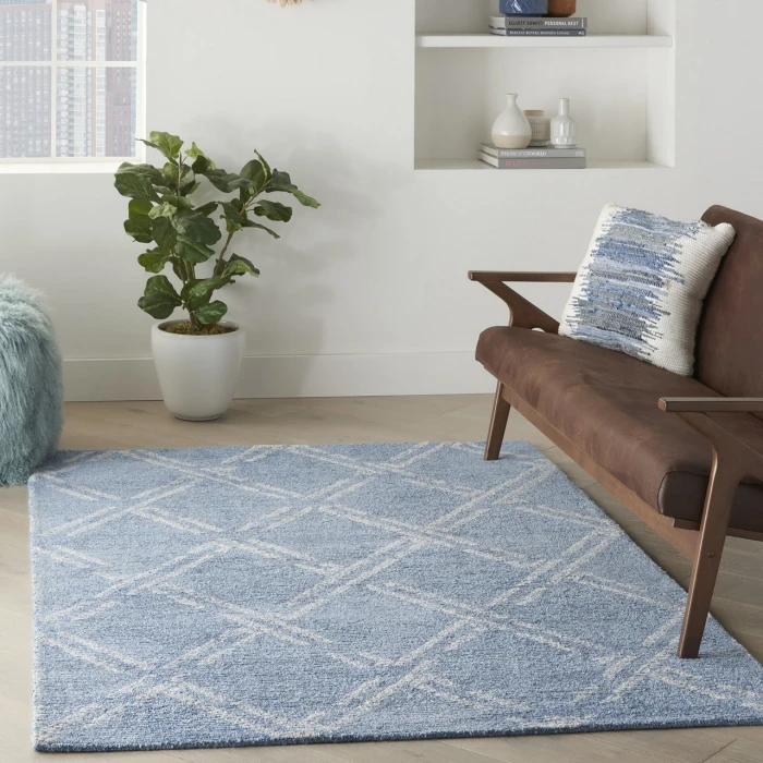 Nourison Home Venosa Blue VSN01 3ft.9in. x 5ft.9in. Rect. Rug