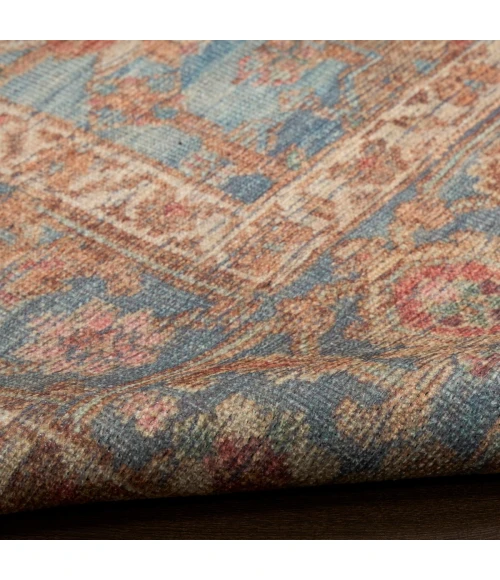 Nourison Vintage Washables Navy Multicolor VWS10 9 ft. X 12 ft. Rect. Rug