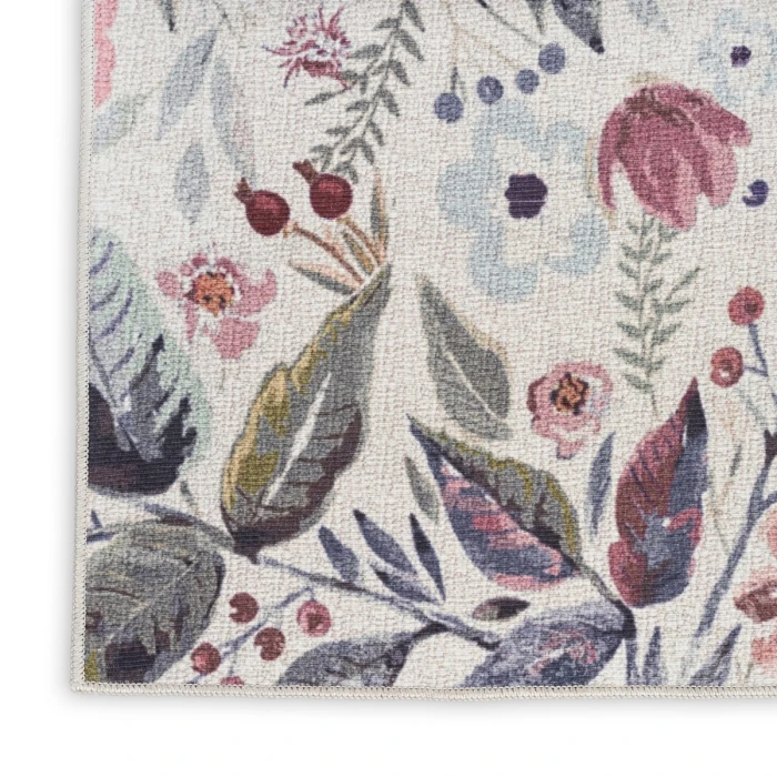 Nourison Nourison Washables Ivory Pink NWB01 2 ft. X 3 ft. Rect. Rug