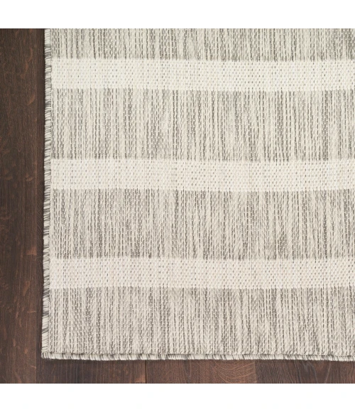 Nourison Positano Grey Ivory POS03 2 ft. X 6 ft. Rect. Rug