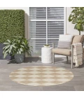 Nourison Positano Jute POS04 5ft. Round Rug