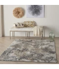 Nourison Home Tangra Grey TNR01 5ft.3in. x 7ft.3in. Rect. Rug