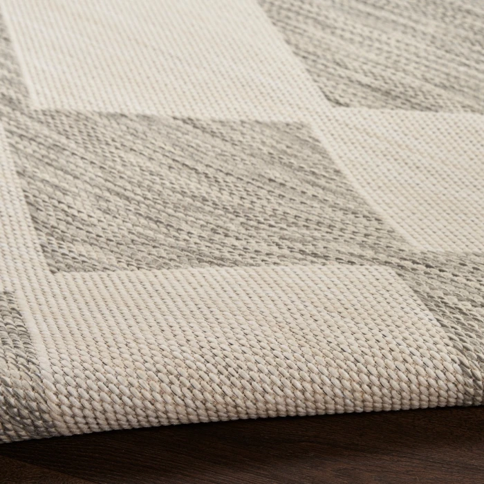 Nourison Positano Light Grey POS04 4 ft. X 6 ft. Rect. Rug