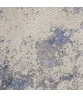 Nourison Home Silky Textures Blue SLY04 3ft.11in. x 5ft.11in. Rect. Rug