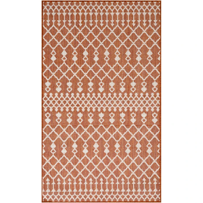 Nourison Positano Terracotta POS02 3ft. x 5ft. Rect. Rug