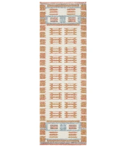 Nourison Home Nordic NRC16 Ivory Rust 2 ft. X 6 ft. Area Rug
