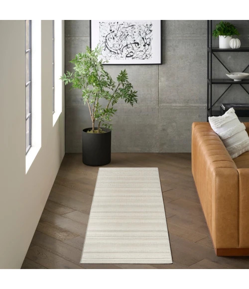 DKNY Pure Multi Weave Ivory MTW01 10 ft. Rect. Rug