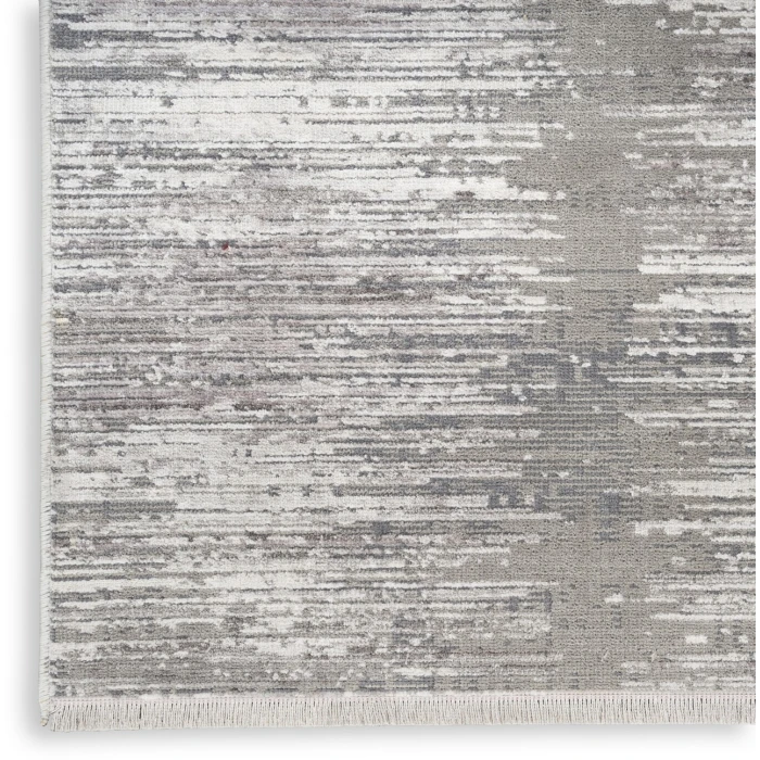 Nourison Home Abstract Hues Grey ABH03 3ft.3in. x 5ft.3in. Rect. Rug