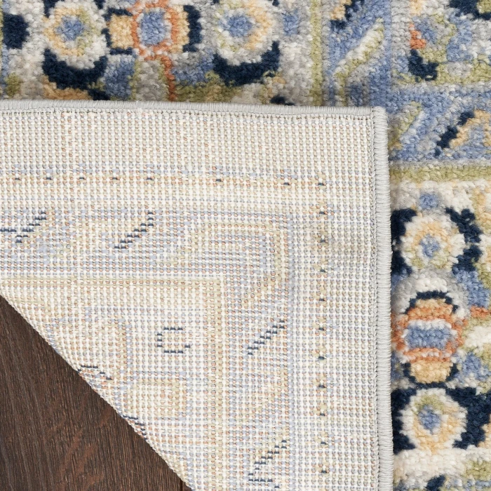 Nourison Nourison Essentials Persian Blue NRE07 2 ft. 2 in. X 10 ft. Rect. Rug