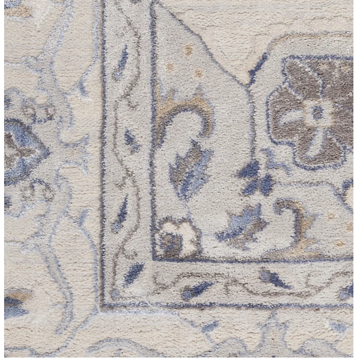 Nourison Home Silky Textures Blue SLY08 7ft.10in. x 10ft.6in. Rect. Rug