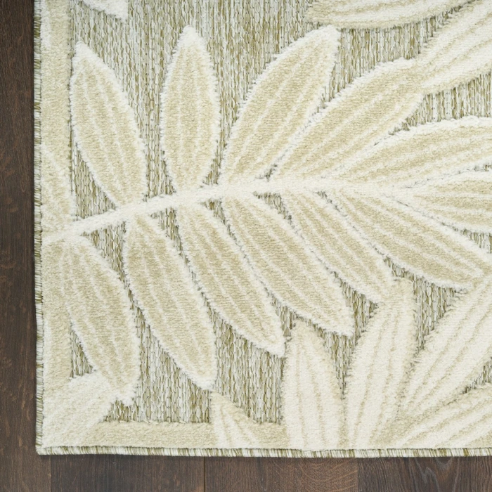 Nourison Aloha Ivory Sage ALH18 3 ft. 6 in. X 5 ft. 6 in. Rect. Rug