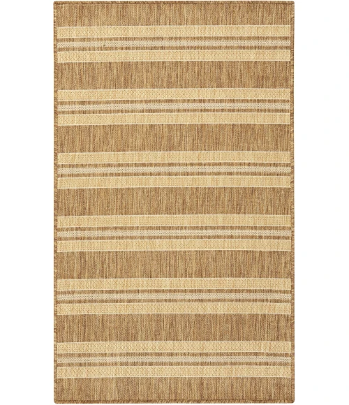 Nourison Home Horizon Indoor/Outdoor Tan HOZ05 3ft. x 5ft. Rect. Rug