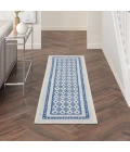 Nourison Whimsicle Ivory Blue WHS13 2ft. x 6ft. Rect. Rug