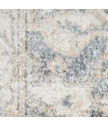 Nourison Astra Machine Washable Grey Blue ASW12 7ft.10in. Round Rug